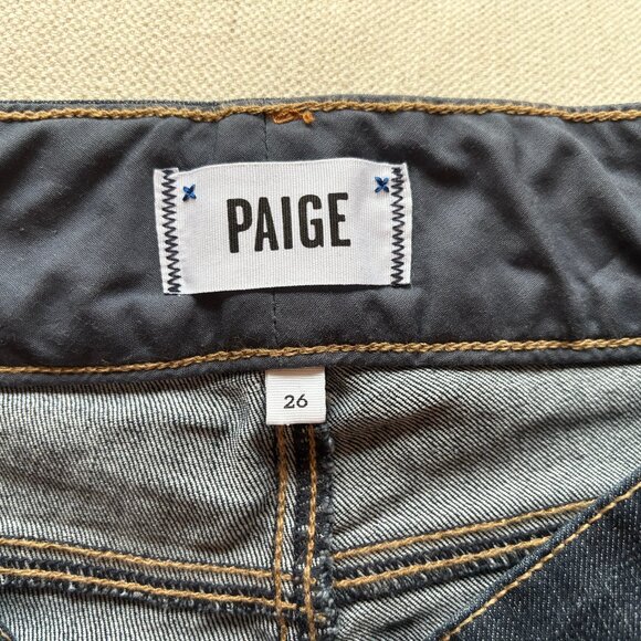 Sz26 PAIGE Hidden Hills High Rise Bootcup Jeans - Like New - Picture 7 of 15